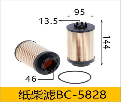 SN70316 10289138 掘削機燃料フィルター PU1059/2x 燃料ペーパー コア フィルター
